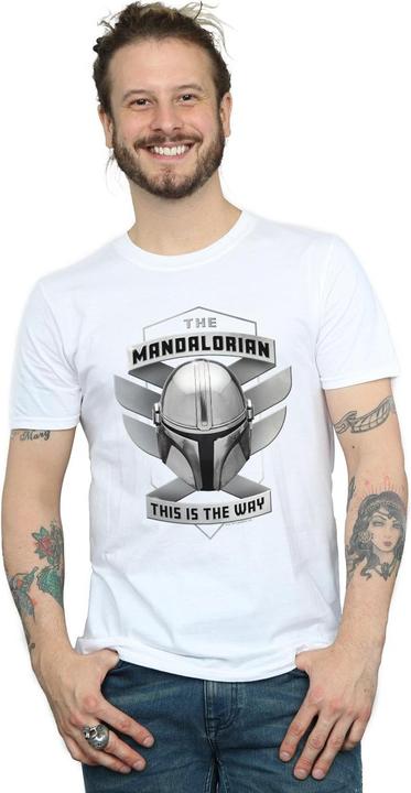 Immagine prodotto Star Wars The Mandalorian This Is The Way Mando Maglietta Uomo (L)