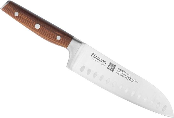 Actual product image No Name Santoku Kulle knife 18 cm Fissman Bremen 2722