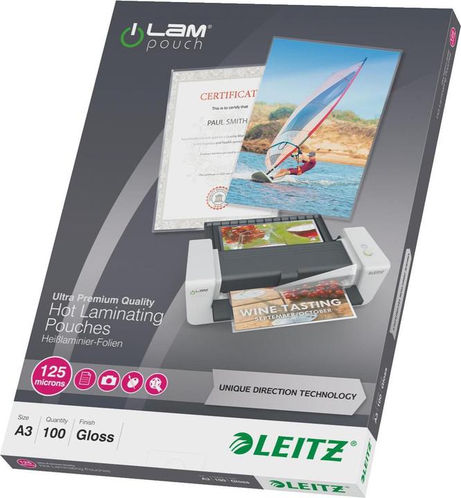 Actual product image Leitz Laminating foil (A3, 100 Piece, 125 µm)