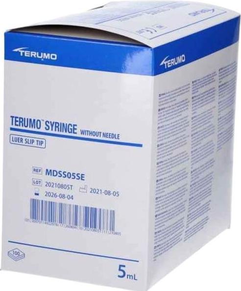 Immagine prodotto Terumo Siringa 5ml attacco Luer centrico MDS 100 pz.