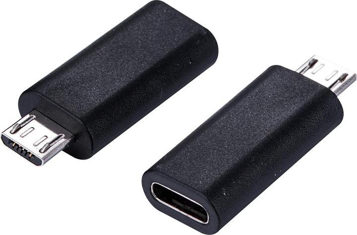 Image du produit Value Adaptateur USB 2.0, MicroB (0.03 m, USB 2.0)