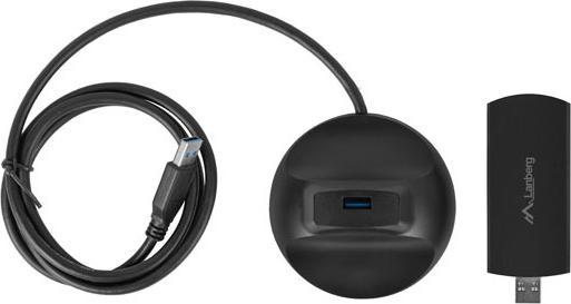 Produktbild Lanberg BEZPRZEWODOWA KARTA SIECIOWA WIFI NC-3000-WI USB 3.0 AX3000 TRI-BAND 2 WEWNĘTRZNE ANTENY