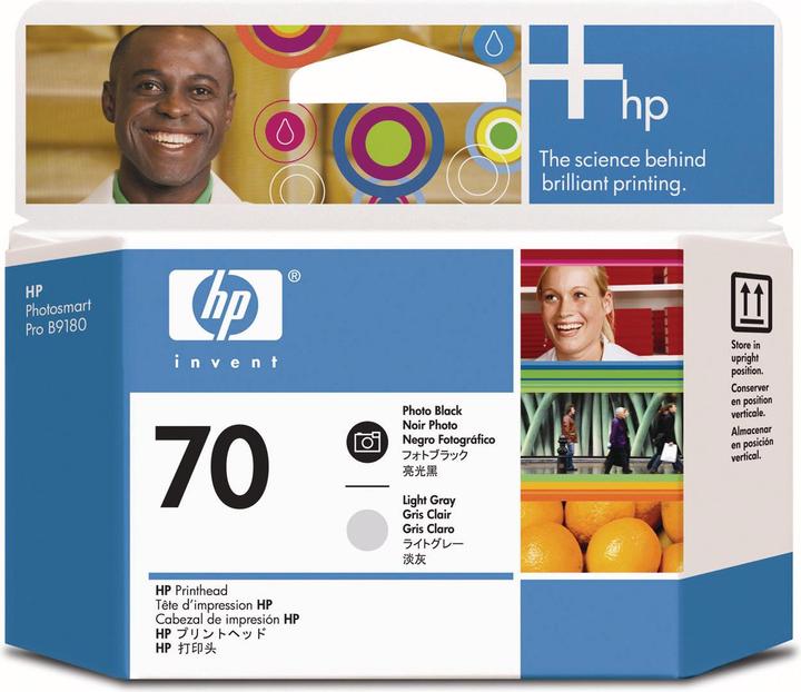 Actual product image HP 70 (LGY, PBK)