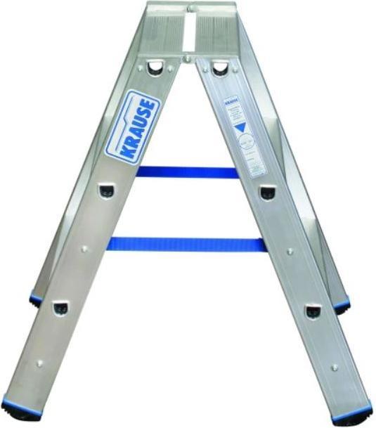 Produktbild Krause Alu-Stufendoppelleiter, ohne Rollen (Gerüst, 80 cm)