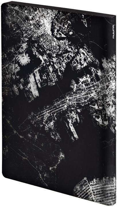 Actual product image Nuuna Nightflight L LIGHT, NYC Silver (22 x 16.5 cm, Dotted, Soft cover)