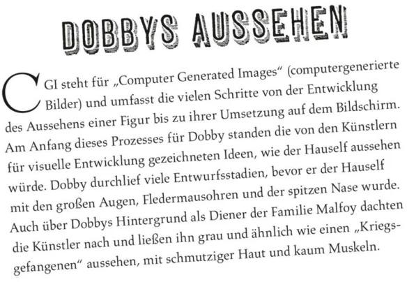 Actual product image Harry Potter - Dobby - Das offizielle Buch mit 3D-Puzzle Fan-Art (German, Warner Bros. Consumer Products GmbH, 2023)
