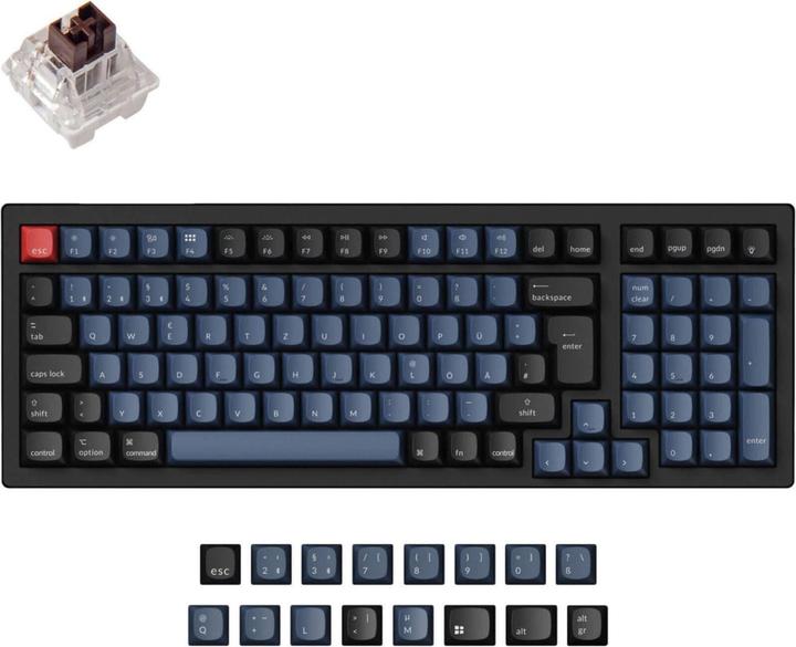 Actual product image Keychron K4 Pro (DE, Cable, Wireless)