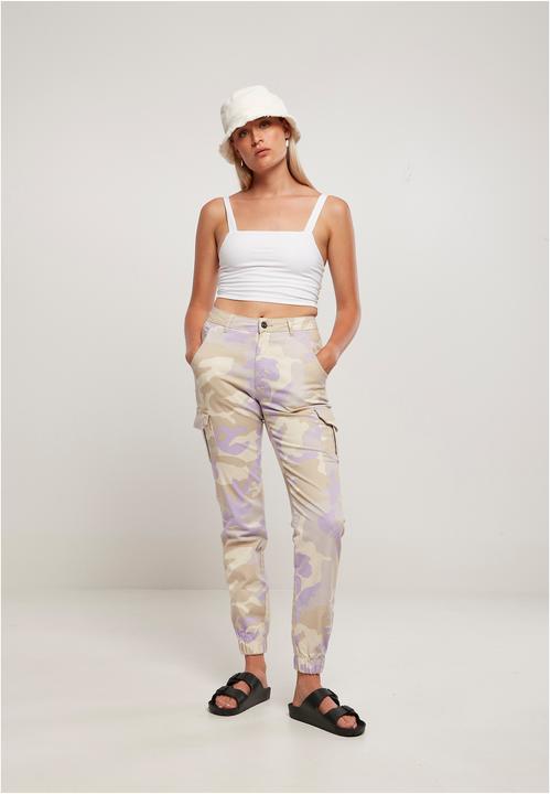 Produktbild Urban Classics Ladies High Waist Camo Cargo Pants - 5710 (26)