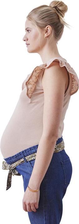 Actual product image Vertbaudet Maternity top with embroidered flounces (32, 34)