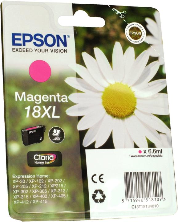 Actual product image Epson 18XL Claria Home (M)