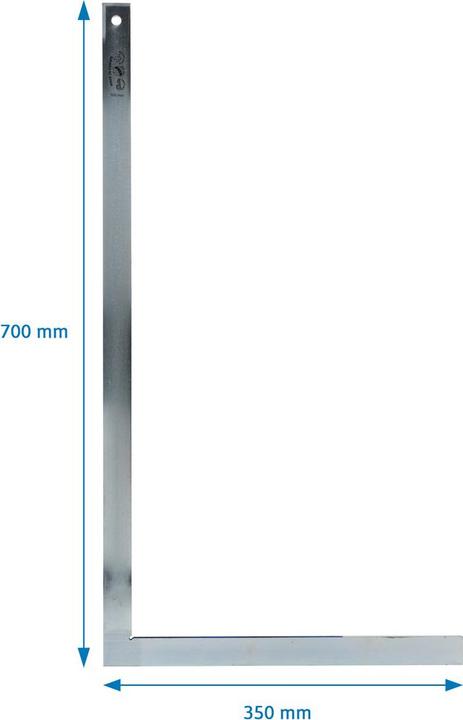 Produktbild Dönges Schlosserwinkel ohne Anschlag, 700 x 380 mm