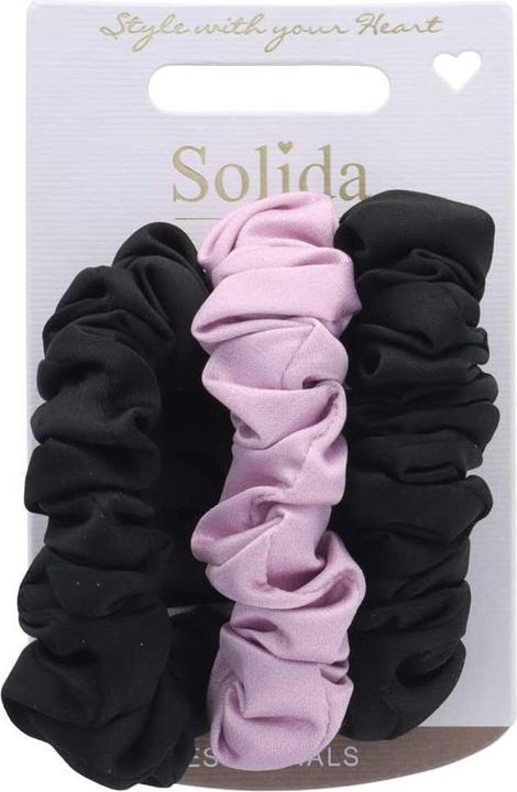 Solida Scrunchie-Set mit Satin-Optik (Haargummi)