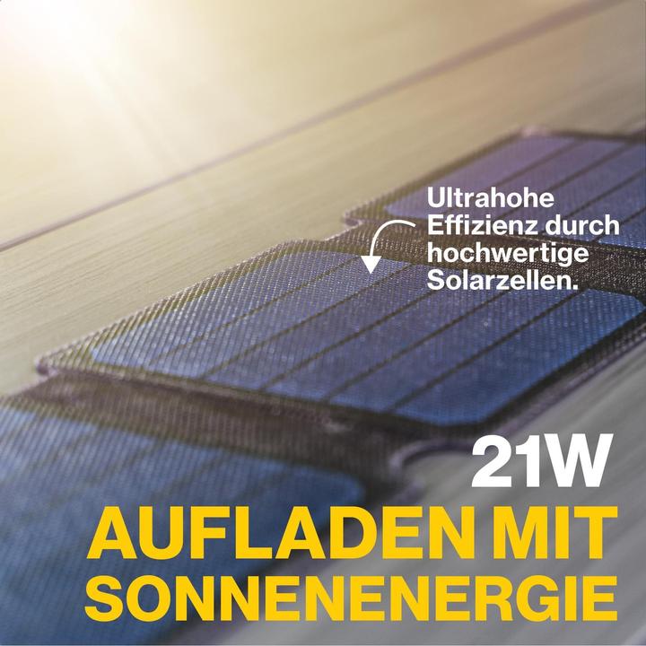 Actual product image Aqiila Sunbird P21 - Foldable solar panel (21 W, 0.60 kg)