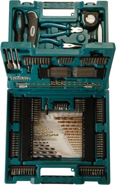 Produktbild Makita Bits Bohrer Werkzeug Sortiment 200-tlg. (1 mm, 1.5 mm, 2 mm, 2.5 mm, 3 mm, 3.2 mm, 3.5 mm, 4 mm, 4.5 mm, 5 mm, 5.5 mm, 6 mm, 6.5 mm, 7 mm, 8 mm, 10 mm)