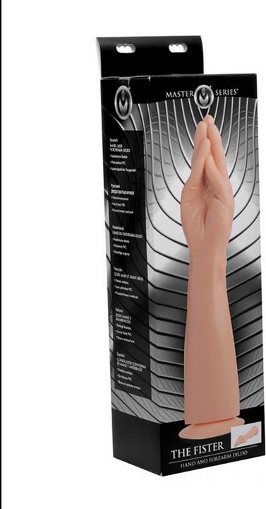 Actual product image Master Series The Fister Hand and Forearm Dildo