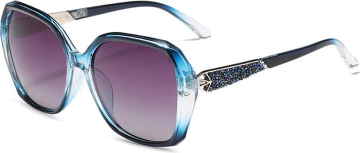 Actual product image Techsuit - Sunglasses Polarized (5599) - for Women with UV Protection, PC - Blue / Gray