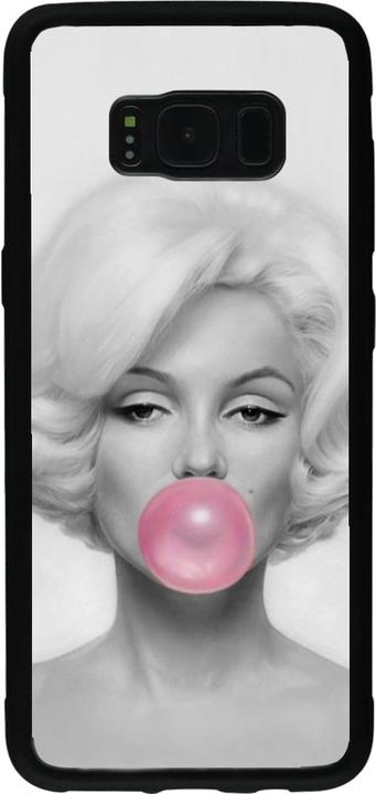 Immagine prodotto PhoneLook Coperchio in silicone nero Marilyn Bubble (Samsung Galaxy S8+)