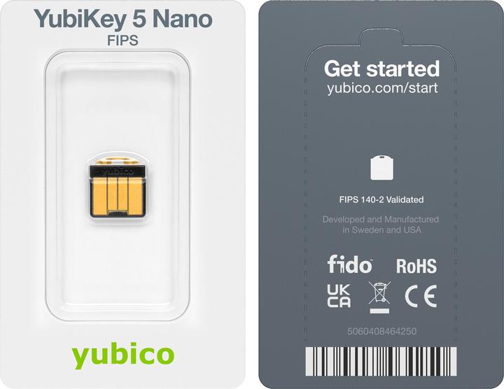 Image du produit Yubico YubiKey Nano FIPS