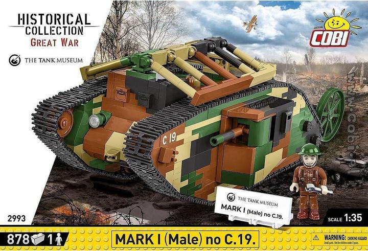 Produktbild Cobi Historical Collection Great War British Tank Mark I Male no C.19