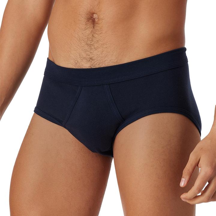 Produktbild Schiesser 2er Pack Cotton Essentials Feinripp Sportslip / Unterhose (XL, 2er Pack)