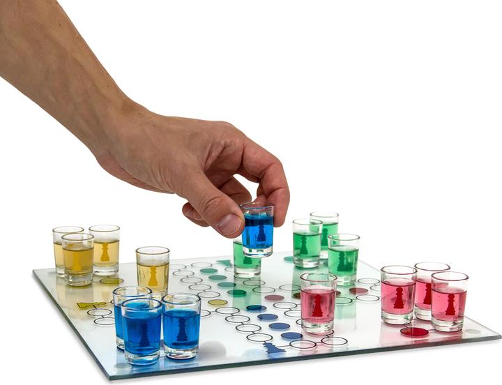 Produktbild Relaxdays Drinking Ludo Spiel