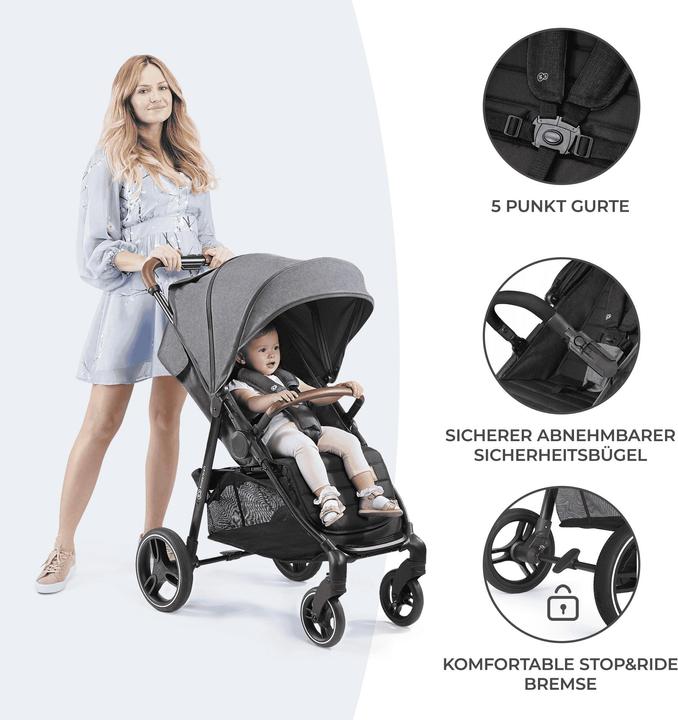 Image du produit KinderKraft stroller GRADE PLUS BLACK