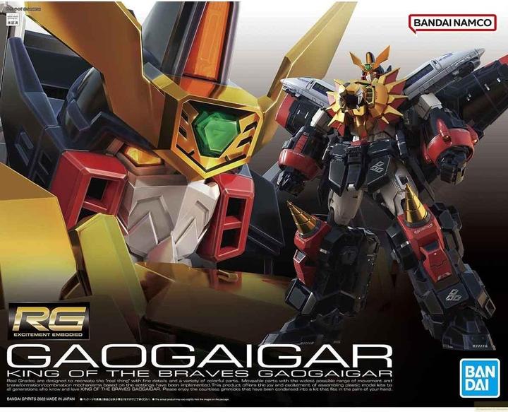 Actual product image Bandai Rg Gaogaigar