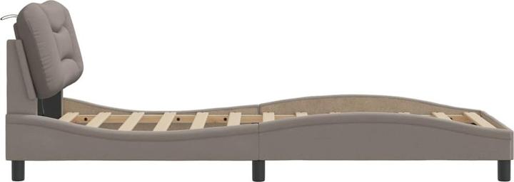 Actual product image VidaXL Bed frame with LED fabric (90 x 190 cm)