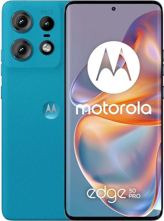 Motorola Edge 50 Pro (512 GB, Caneel Bay, 6.67", SIM + eSIM, 50 Mpx, 5G)