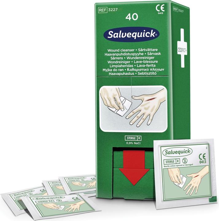 Produktbild Salvequick Wundreiniger sterile physiologische Kochsalzlösung (40 x)
