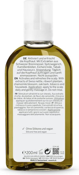 Actual product image Rausch Scalp tonic with Swiss herbs (200 ml)