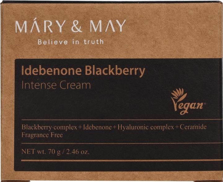 Actual product image Mary&May MARY & MAY - Idebenon Blackberry Intensive Cream 70g (Day cream)