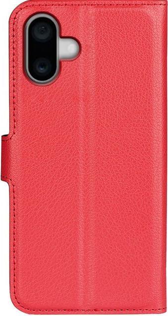 Actual product image MU Classic Litchi Leather Bookcover Series (Apple iPhone 16)