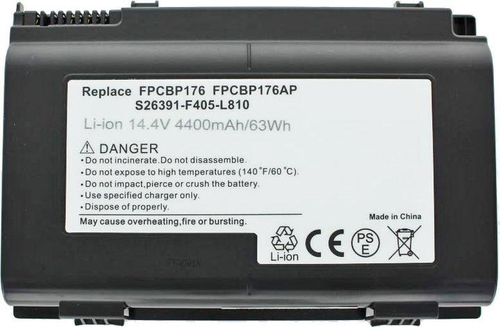Fujitsu-Siemens Akku FPCBP176, NH570 (6 Zellen, 4400 mAh)