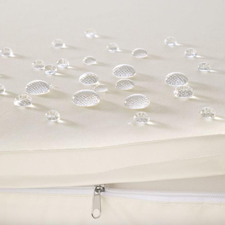 Produktbild tectake Sonnenliege Rattan mit Rollen (200 cm)