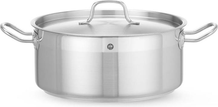 Produktbild Hendi Kochtopf niedrig mit Deckel 7,5 l 280x120 mm EDS P (28 cm, Bratpfanne, Edelstahl)