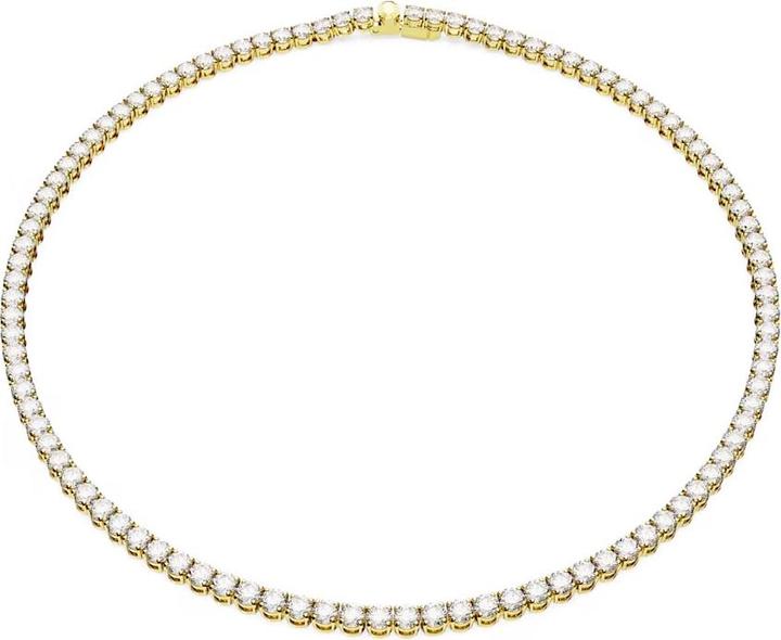 Immagine prodotto Swarovski Collana Matrix Tennis Taglio Rotondo Piccolo Oro Bianco (Metallo Swarovski, 41 cm)