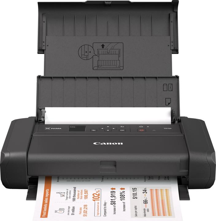 Immagine prodotto Canon Pixma TR150 con batteria inclusa (Inchiostro, Colore)