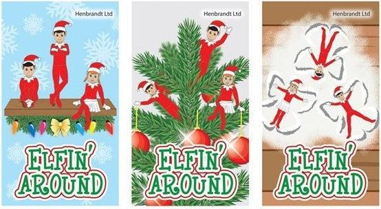 Actual product image Henbrandt Elfin Around Weihnachtsnotizbuch (Plain)