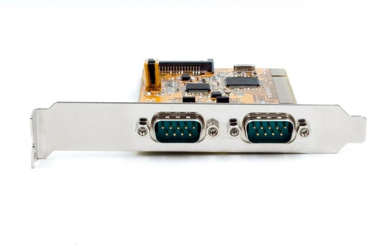 Immagine prodotto Exsys Scheda PCIe 2S Serial RS-232/422/485, POS regolabile (set di chip FTDI)