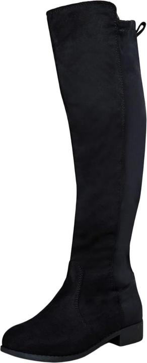 Where's That From Womens/Ladies Diem Suede Knee-High Low Heel Boots (37)