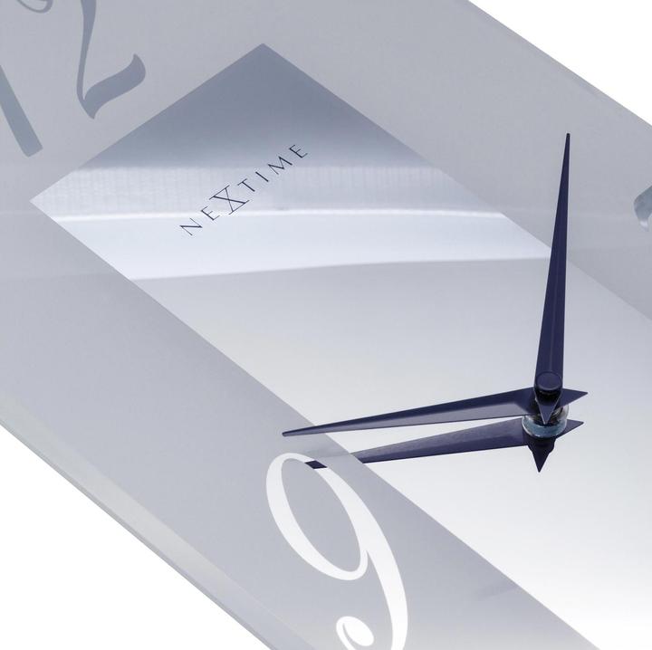 Actual product image Nextime Wall Clock Dali Transparent/White