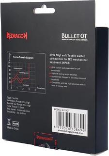 Actual product image Redragon Zestaw mechanicznych switchy A113 Bullet QT