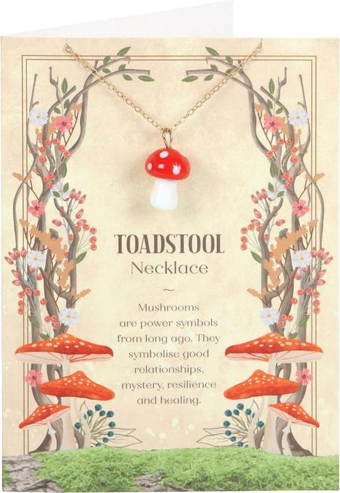 Immagine prodotto Something Different Fungo Velenoso Collana e Carta (100% materiale sintetico)