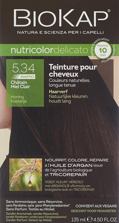 Image du produit Bio Partner Nutricolor Delicato Rapid châtain clair miel (5.34 Miel Marron)
