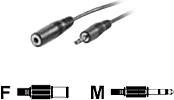 Immagine prodotto Value Cavo di prolunga per jack stereo (3 m, Connettore da 3,5 mm (AUX))