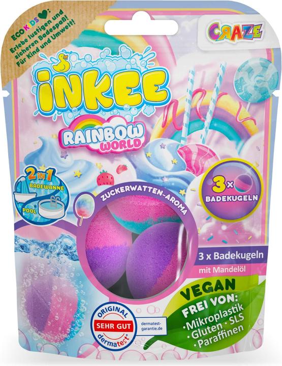 Image du produit Craze Inkee Rainbow World (Bombe de bain)