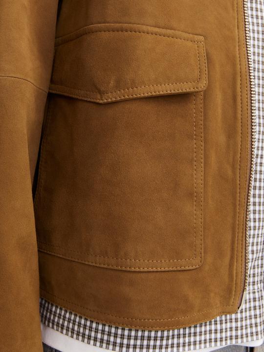 Produktbild Jack & Jones Joraustin Suede Bomber Jacket Styd Aw24 (L)