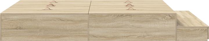 Produktbild VidaXL Storage Bed Frame Sonoma Oak 160x200 cm (160 x 200 cm)