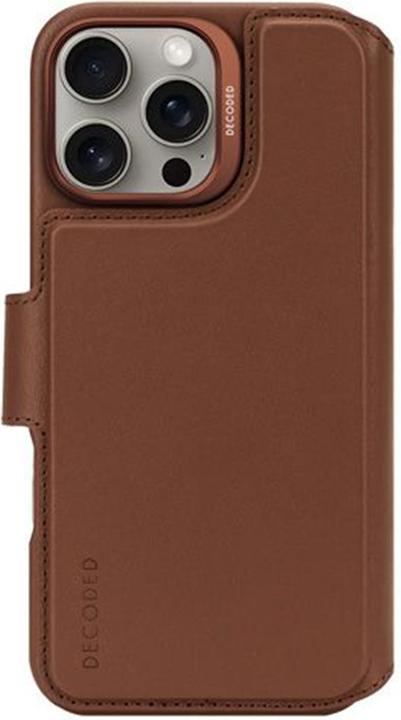 Actual product image Decoded Leather Detachable Wallet - Tan - iPhone 16 Pro Max (Apple iPhone 16 Pro Max)